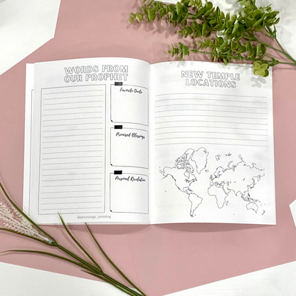 Free General Conference Notebook Printable