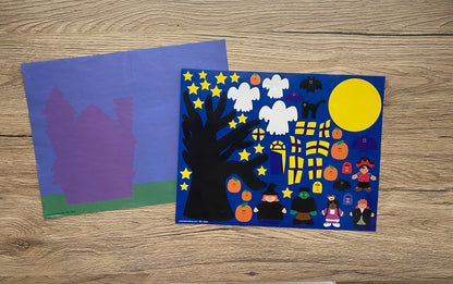 Halloween Scene Creator Sticker Set