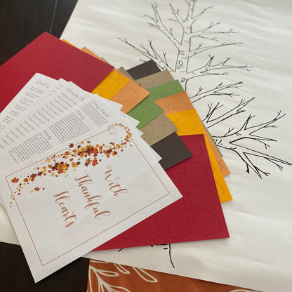 With Thankful Hearts - Thanksgiving Activity
