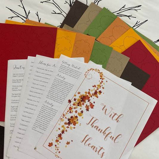 With Thankful Hearts - Thanksgiving Activity