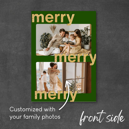 Merry Merry Merry Christmas Card