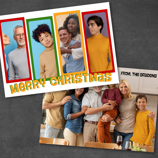 Retro Frame Holiday Card