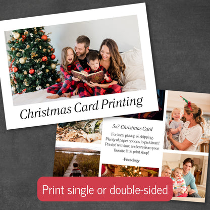 5x7 Christmas Card Printing