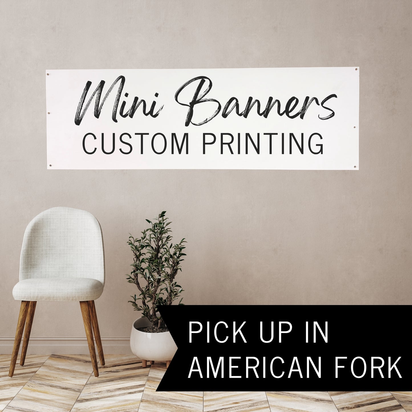 Custom 13x40 Mini Banner Printing