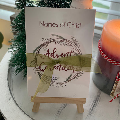 Names of Christ Advent Calendar Cards