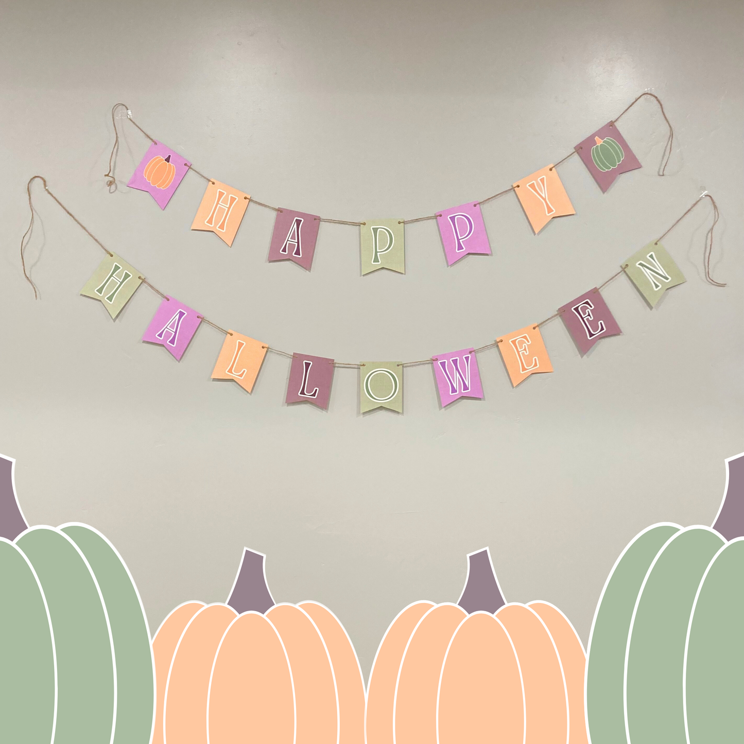 Happy Halloween Banner Printable