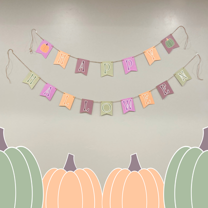 Free Happy Halloween Banner Printable