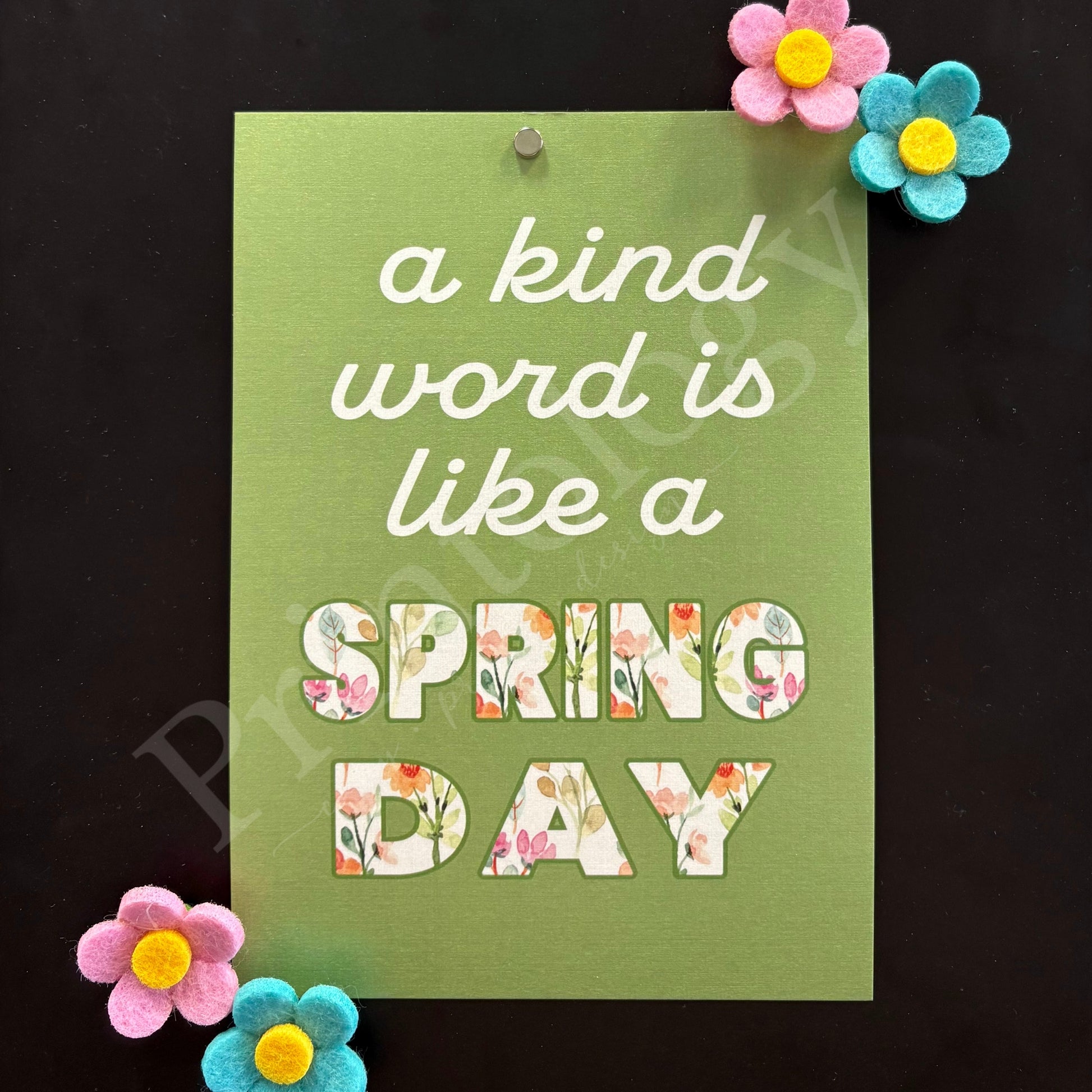 Free Spring Kindness Quote Instant Download – Printology