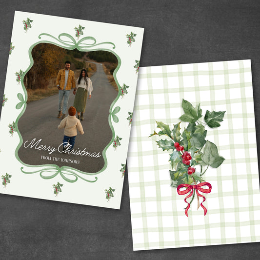 The Holly and the Ivy Christmas Card