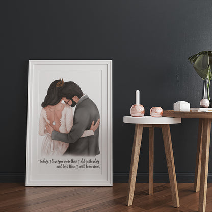Custom Handrawn Watercolor Prints