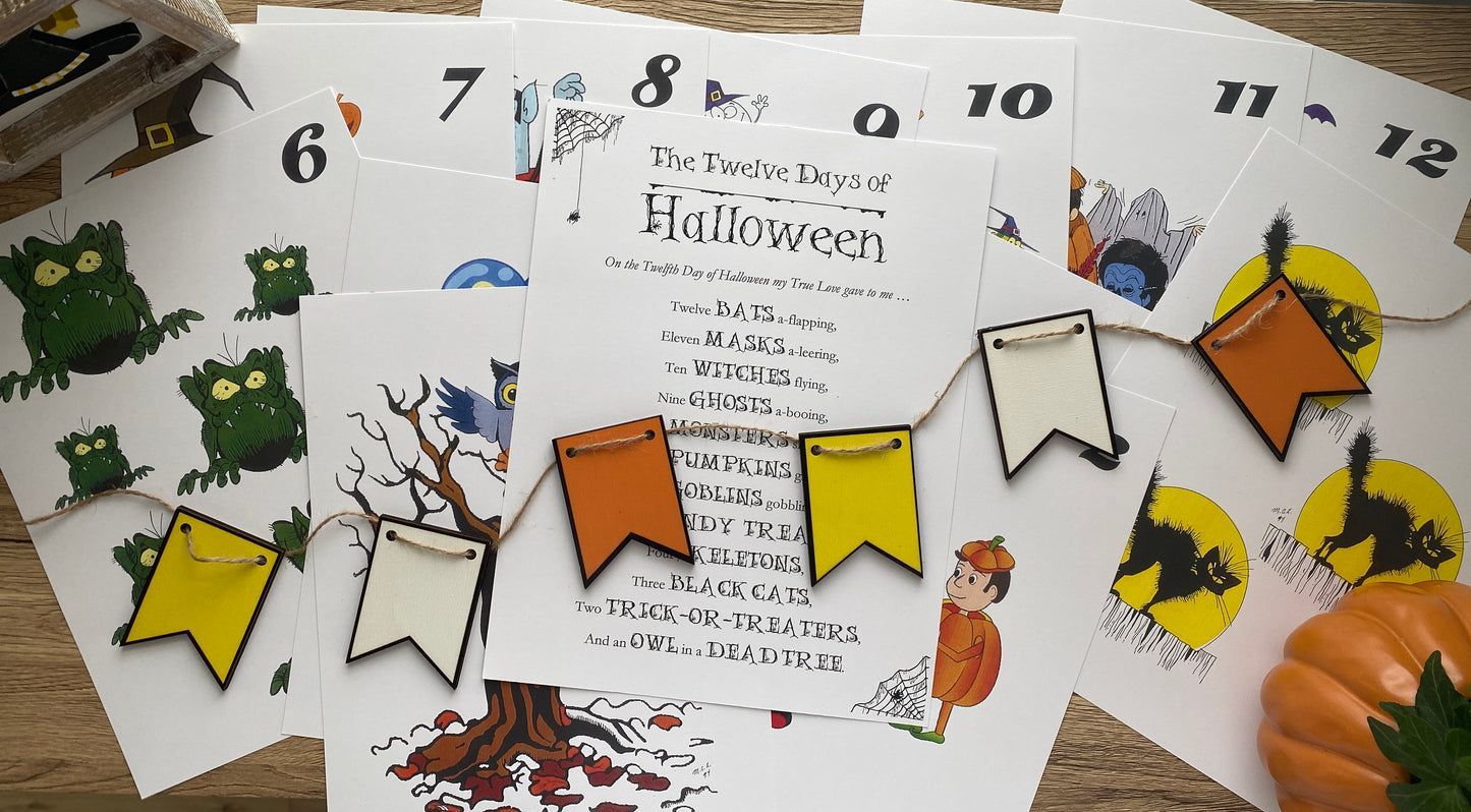 The 12 Days of Halloween Song Kit