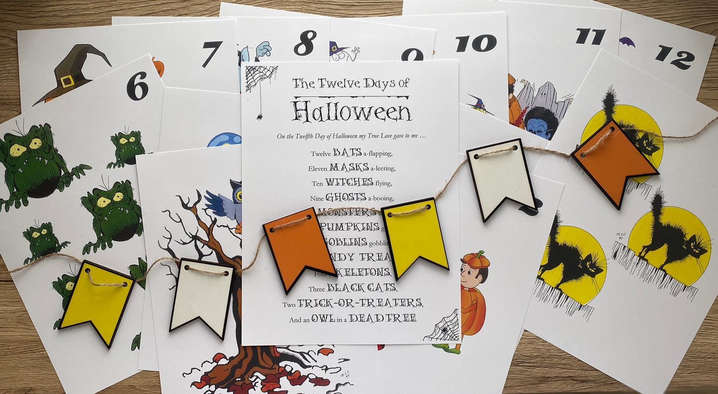 The 12 Days of Halloween Song Kit