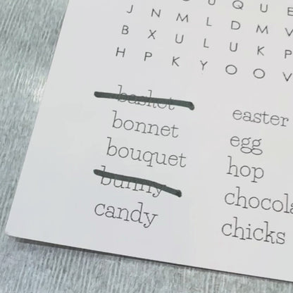 Free Easter Activity Placemat - Digital Download