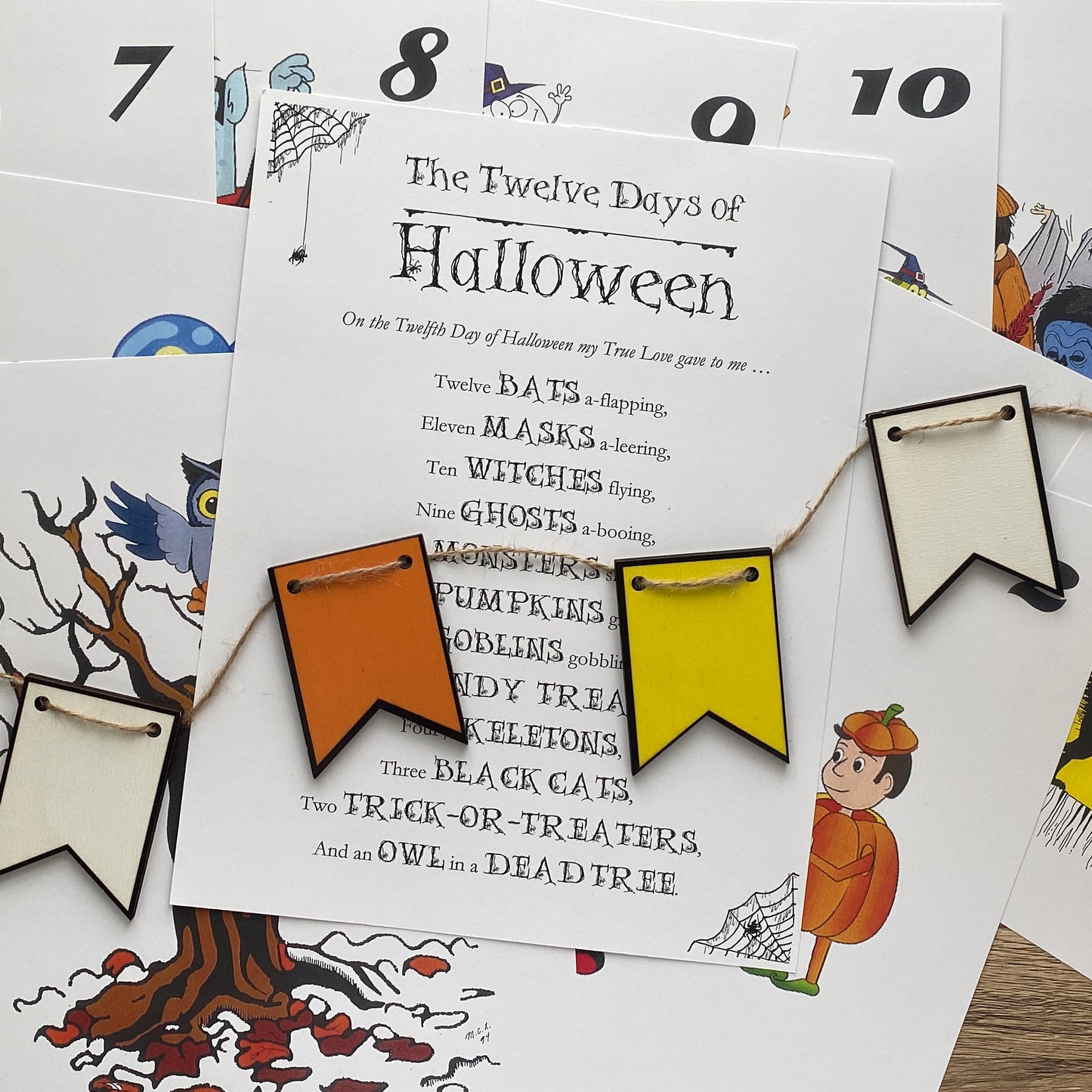 The 12 Days of Halloween Song Kit